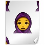 Emoji Hajib Canvas 12  x 16 