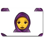 Emoji Hajib Large Doormat