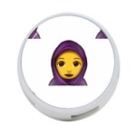 Emoji Hajib 4-Port USB Hub (One Side)