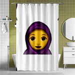 Emoji Hajib Shower Curtain 48  x 72  (Small)