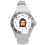 Emoji Hajib Round Plastic Sport Watch (L)