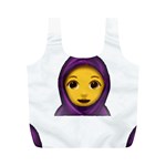 Emoji Hajib Full Print Recycle Bag (M)