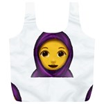 Emoji Hajib Full Print Recycle Bag (XL)