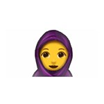 Emoji Hajib Satin Wrap