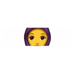 Emoji Hajib Satin Scarf (Oblong)