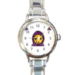 Emoji Hajib Round Italian Charm Watch