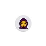 Emoji Hajib 1  Mini Button