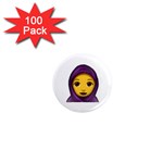 Emoji Hajib 1  Mini Magnet (100 pack) 