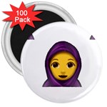 Emoji Hajib 3  Magnet (100 pack)