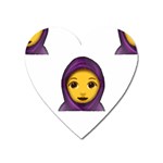 Emoji Hajib Magnet (Heart)