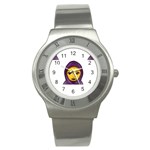 Emoji Hajib Stainless Steel Watch