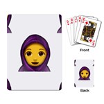 Emoji Hajib Playing Cards Single Design