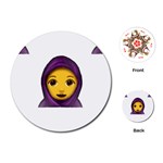 Emoji Hajib Playing Cards (Round)