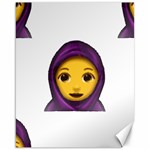 Emoji Hajib Canvas 16  x 20 