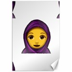 Emoji Hajib Canvas 20  x 30 