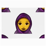 Emoji Hajib Large Glasses Cloth (2 Sides)