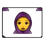 Emoji Hajib Fleece Blanket (Small)