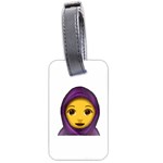 Emoji Hajib Luggage Tag (two sides)