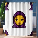 Emoji Hajib Shower Curtain 60  x 72  (Medium)