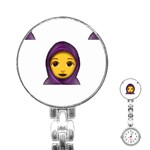 Emoji Hajib Stainless Steel Nurses Watch