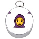 Emoji Hajib Silver Compass