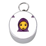 Emoji Hajib Silver Compass (Mini)