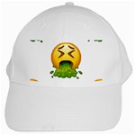 Emoji Puking White Cap