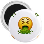 Emoji Puking 3  Magnet