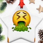 Emoji Puking Ornament (Star)