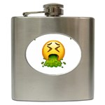 Emoji Puking Hip Flask (6 oz)