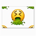 Emoji Puking Postcard 4  x 6 