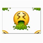 Emoji Puking Postcard 5  x 7 