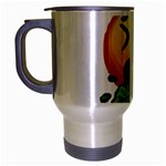 Emoji Puking Travel Mug (Silver Gray)