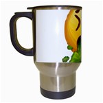 Emoji Puking Travel Mug (White)