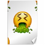 Emoji Puking Canvas 20  x 30 