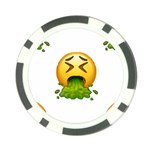 Emoji Puking Poker Chip Card Guard