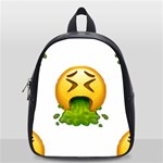 Emoji Puking School Bag (Small)