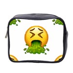 Emoji Puking Mini Toiletries Bag (Two Sides)