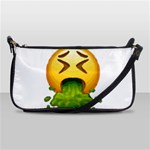 Emoji Puking Shoulder Clutch Bag