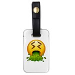 Emoji Puking Luggage Tag (one side)