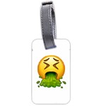 Emoji Puking Luggage Tag (two sides)