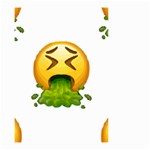 Emoji Puking Small Garden Flag (Two Sides)