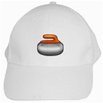 Emoji Curling Stone White Cap