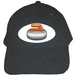 Emoji Curling Stone Black Cap