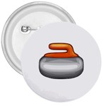 Emoji Curling Stone 3  Button