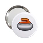 Emoji Curling Stone 2.25  Handbag Mirror