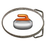 Emoji Curling Stone Belt Buckle