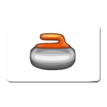 Emoji Curling Stone Magnet (Rectangular)