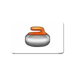 Emoji Curling Stone Magnet (Name Card)