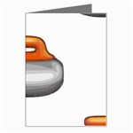 Emoji Curling Stone Greeting Card